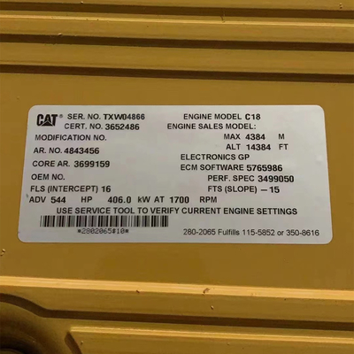 CAT C18 Motore diesel industriale C18 ACERT TXW04866