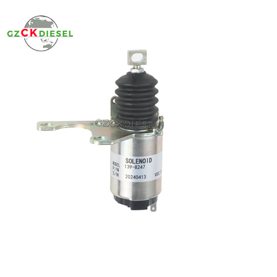 Elettrovalvola di arresto 139-8247 1398247 per Caterpillar CAT C-9 C9 3126E C7 Motore 305.5 306 307B 307C Escavatore